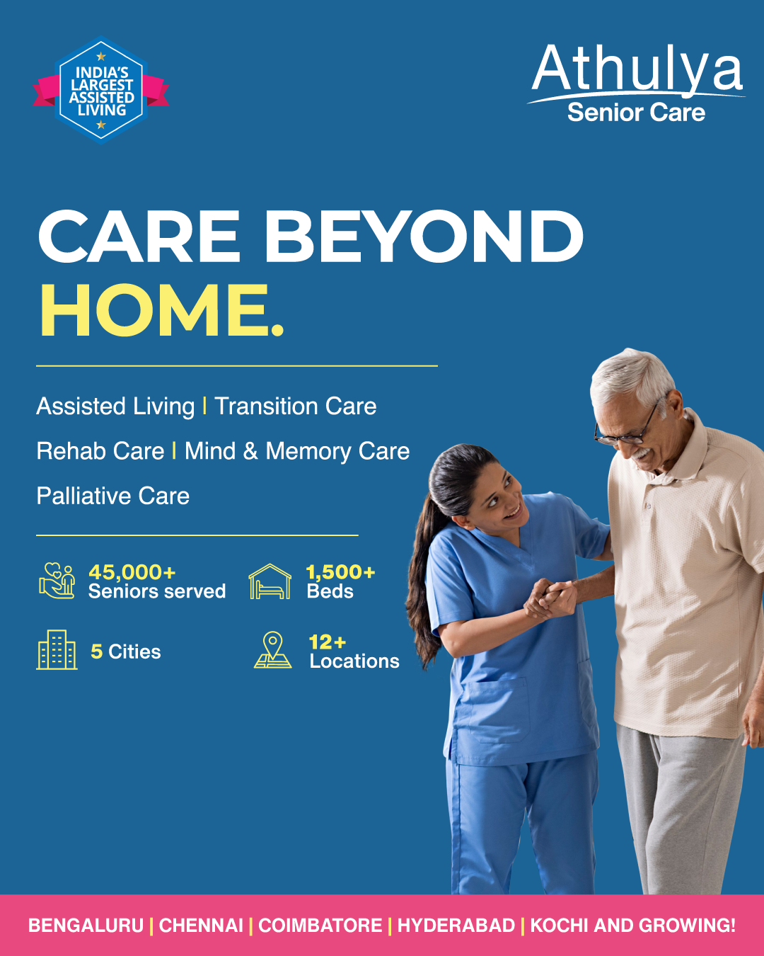 Athulya Assisted Living Facebook ad