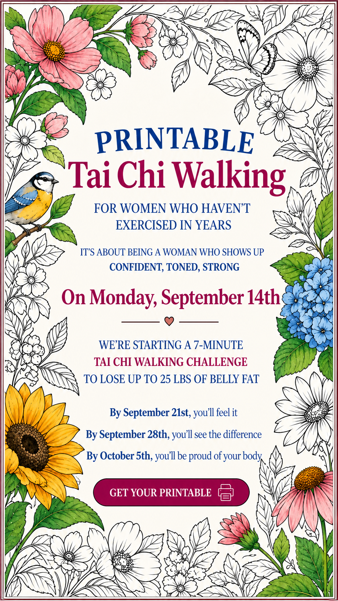 WalkFit Daily Walking Plan Facebook ad
