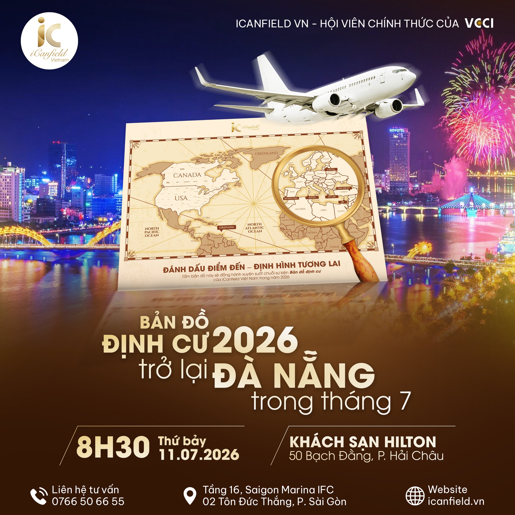 iCanfield Vietnam Facebook ad: Nhận quà check in tại sự kiện