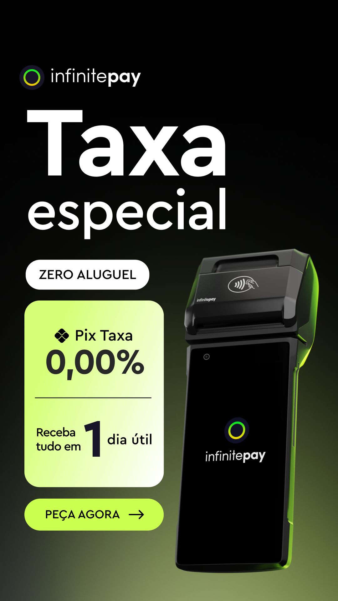 InfinitePay Facebook ad