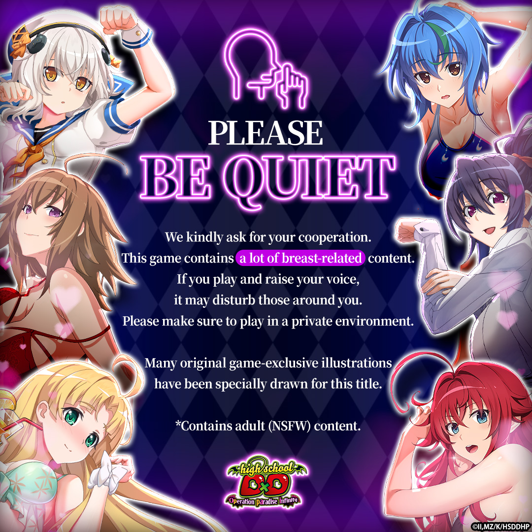 High School DxD Operation paradise infinity Facebook ad