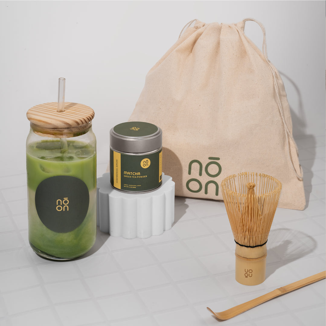 The Noon Club Facebook ad: Sip the Green Goodness of Noon Matcha