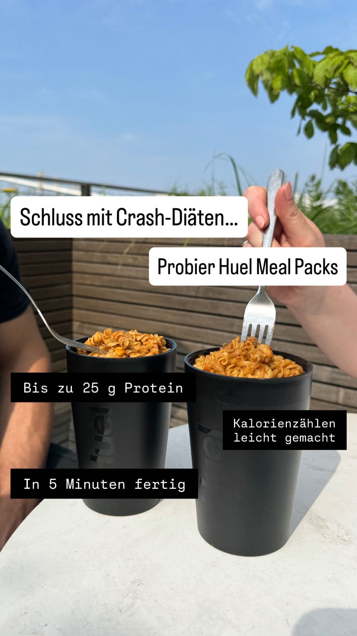 Huel Facebook ad