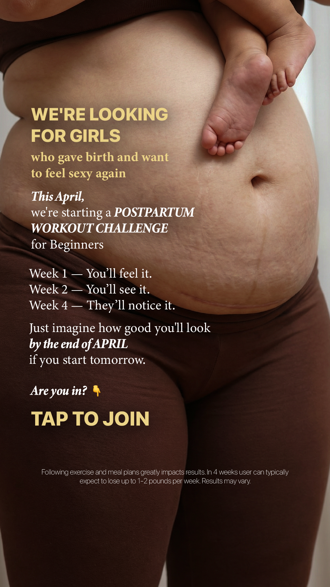 28 Day Challenge Facebook ad