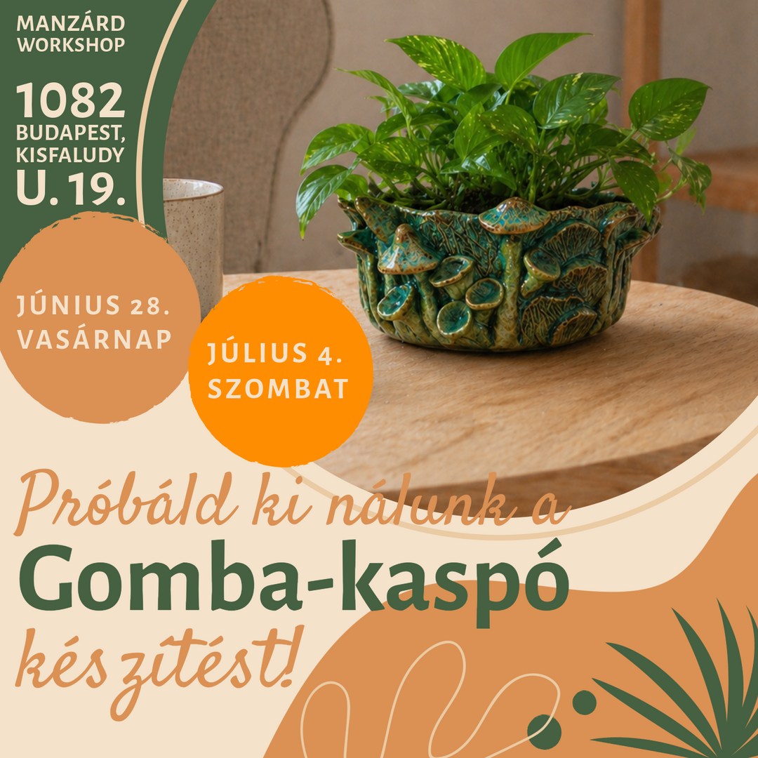 Manzárd Műhely és Kerámiabolt Facebook ad: Kerámiázz velünk!