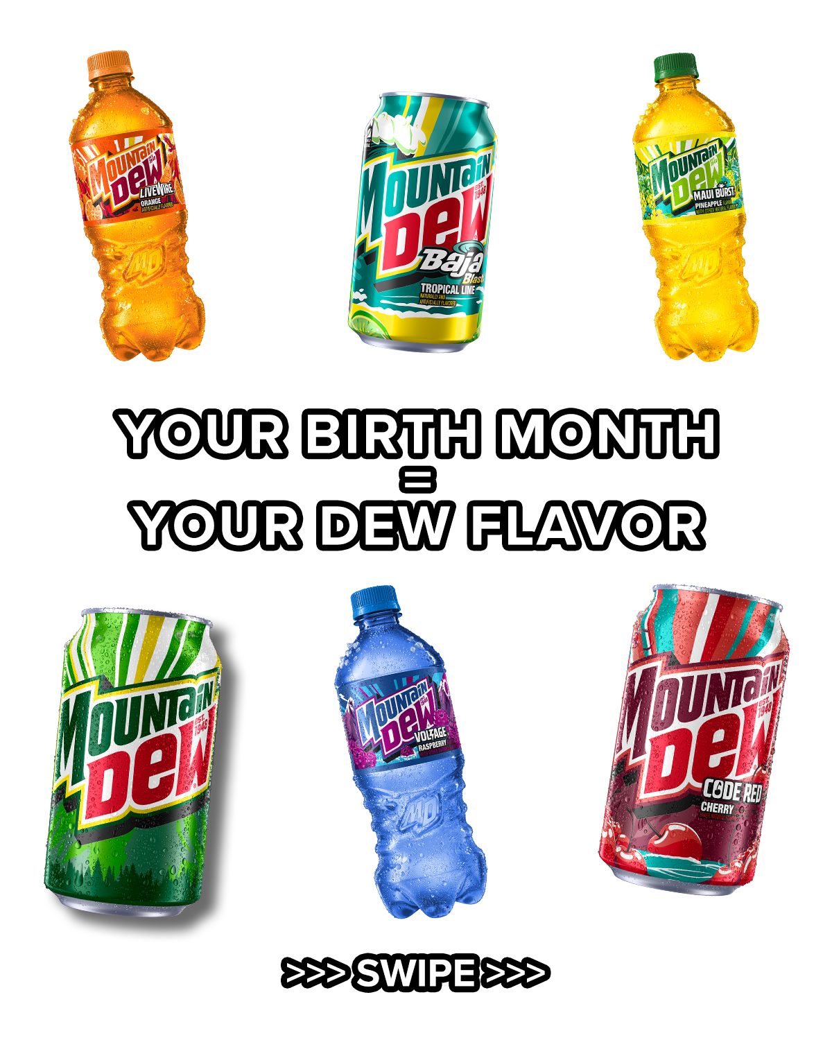 Mountain Dew Facebook ad: We don’t make the rules, this is who…