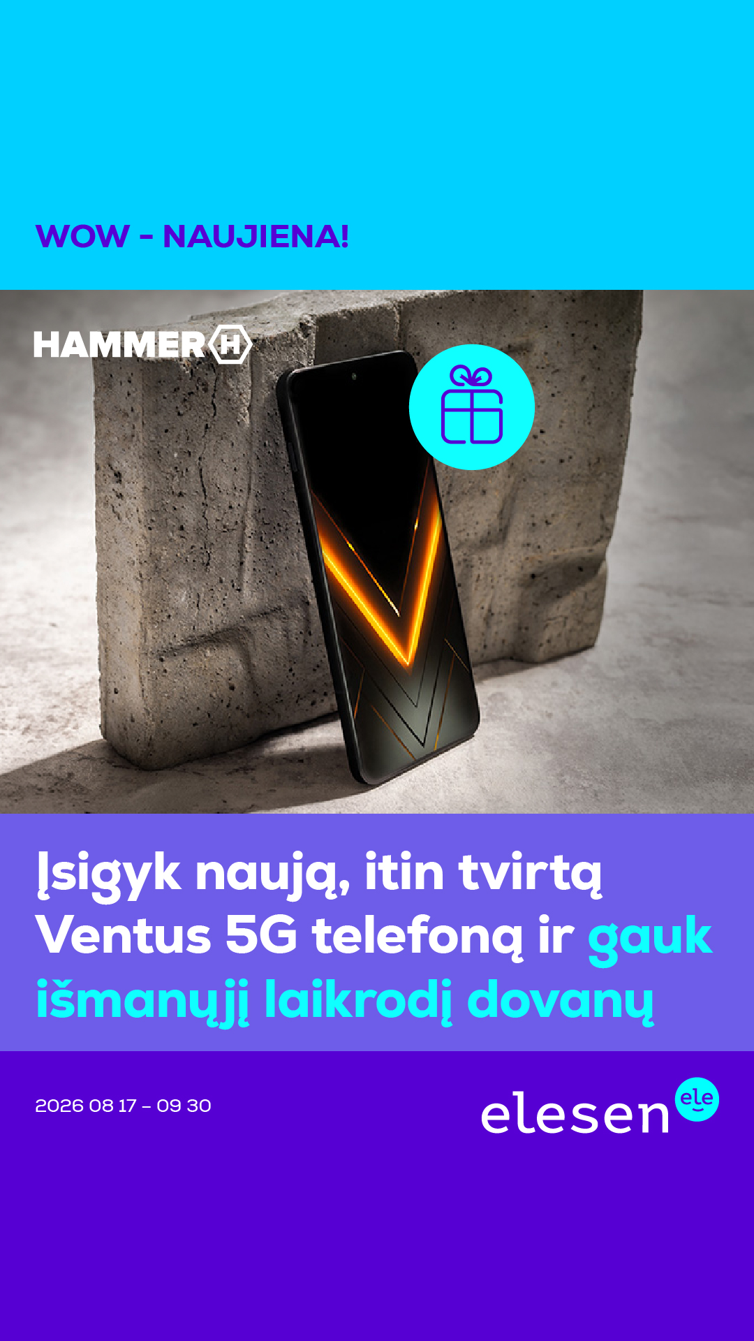 Elesen Facebook ad from Aug 17, 2026