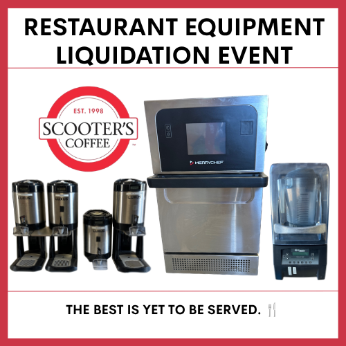 TAGeX Brands Facebook ad: Restaurant Equipment Liquidation Event in Perryton, TX!