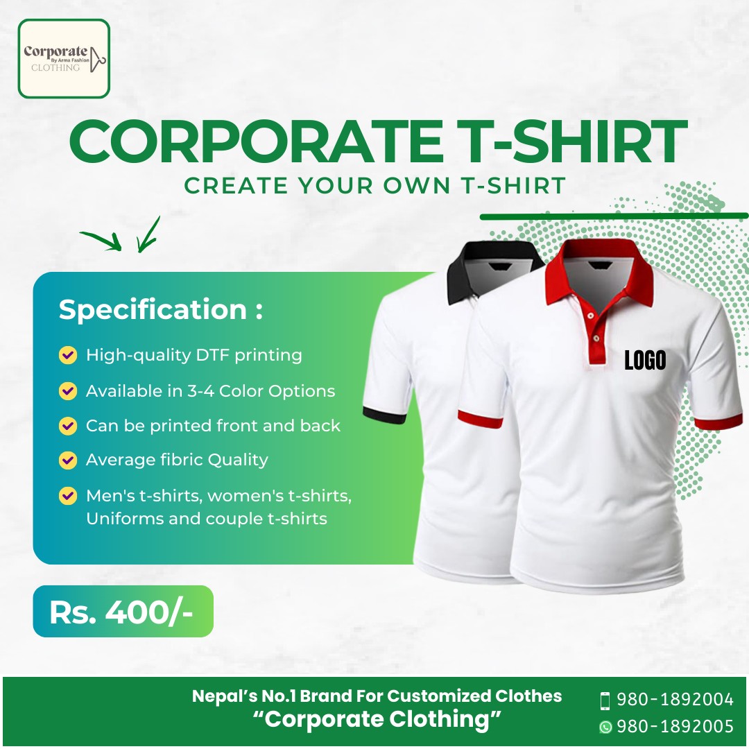Corporate Clothing by ArmA Fashion Facebook ad