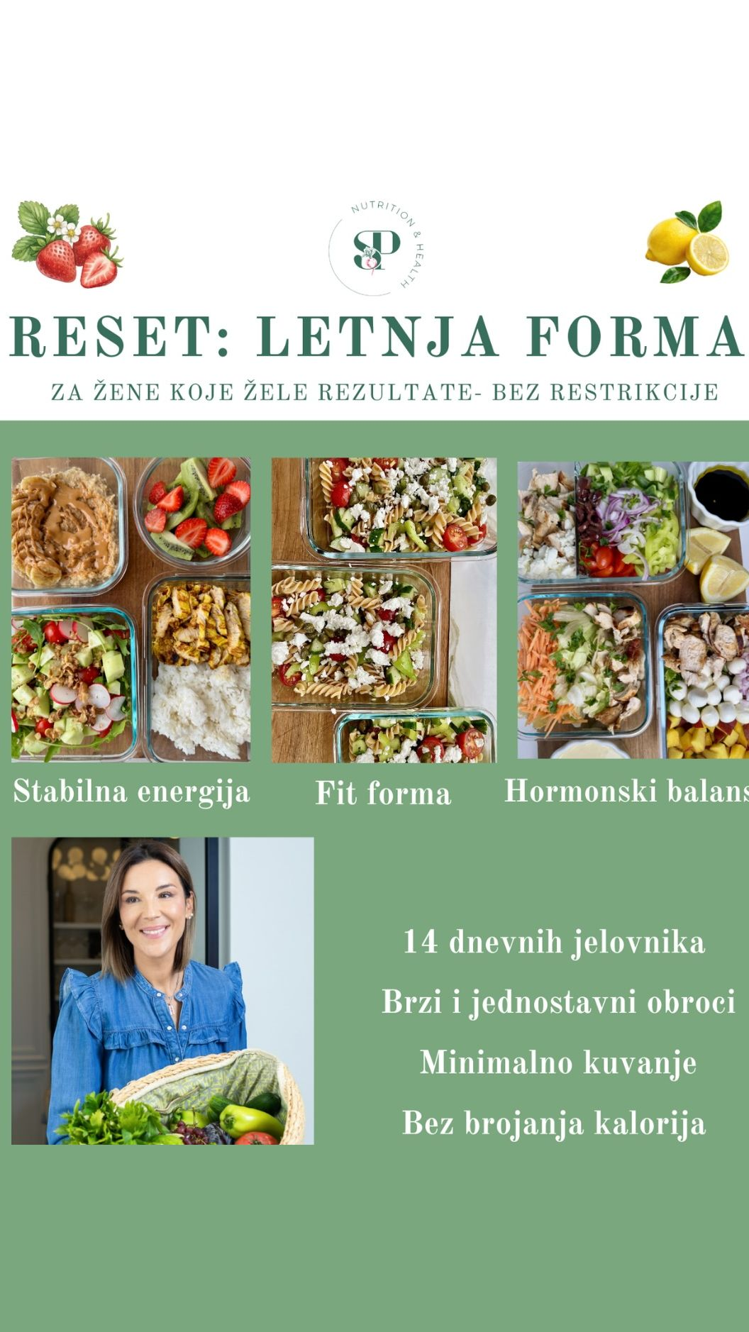 SP Nutrition Facebook ad: Zatvarmo letnju sezonu sa specijanim popustima