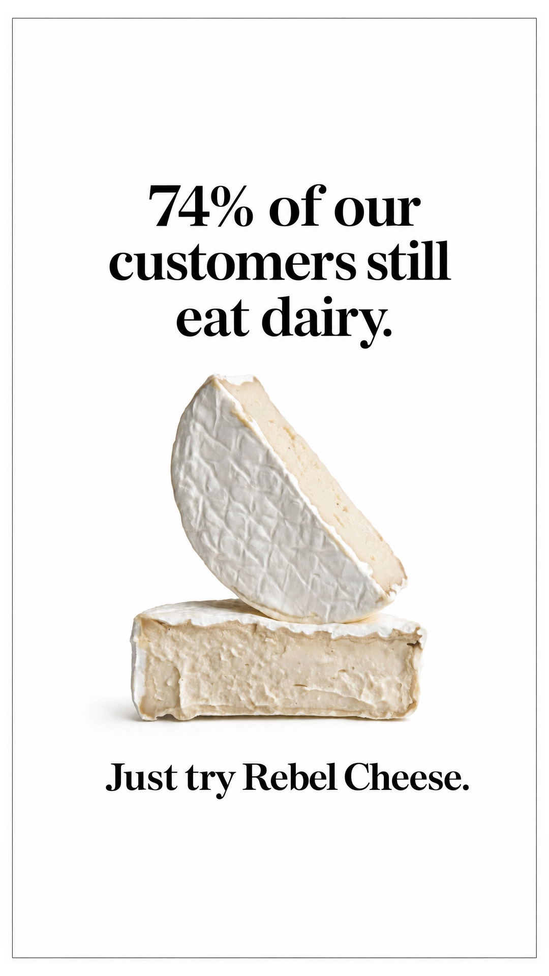 Rebel Cheese Facebook ad