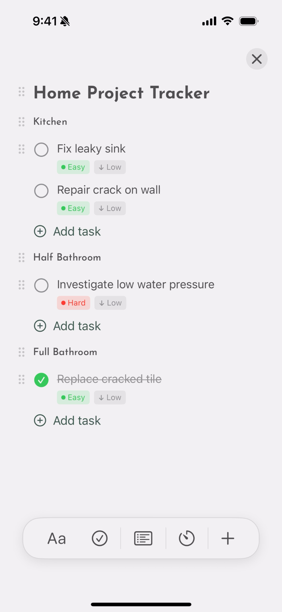 Dwellable: Home Maintenance App Facebook ad