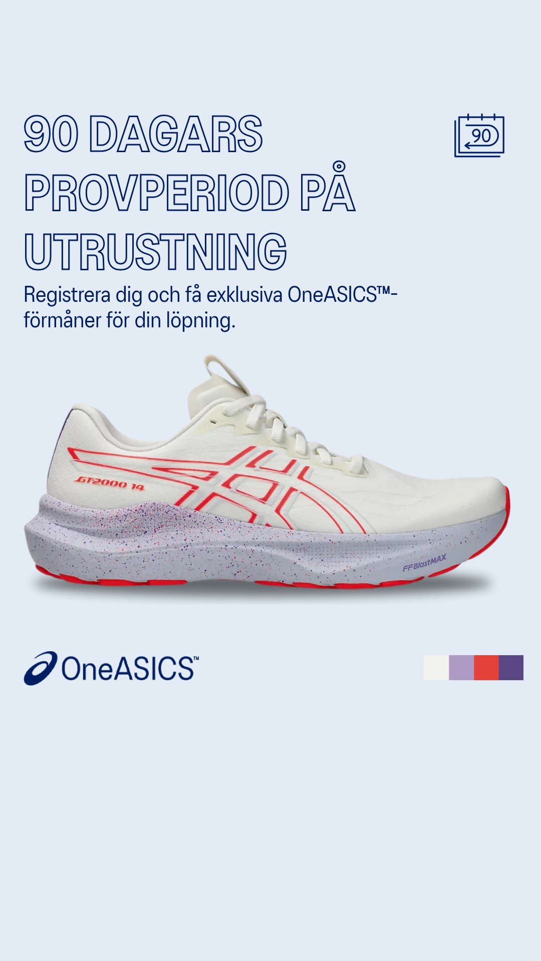 ASICS Facebook ad