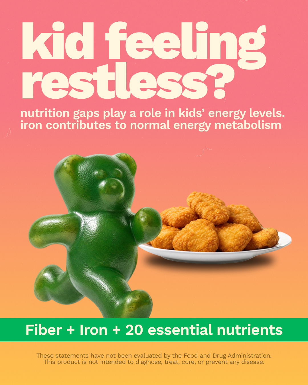 Grüns Kids Facebook ad