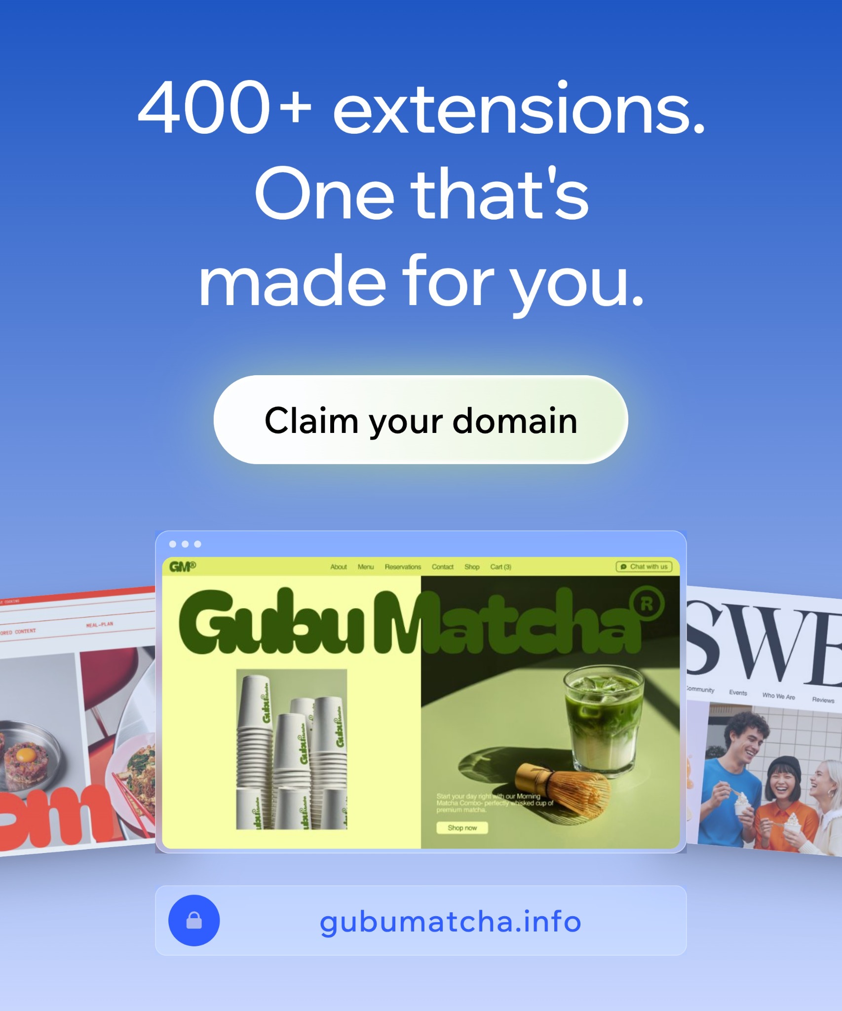 Wix Facebook ad