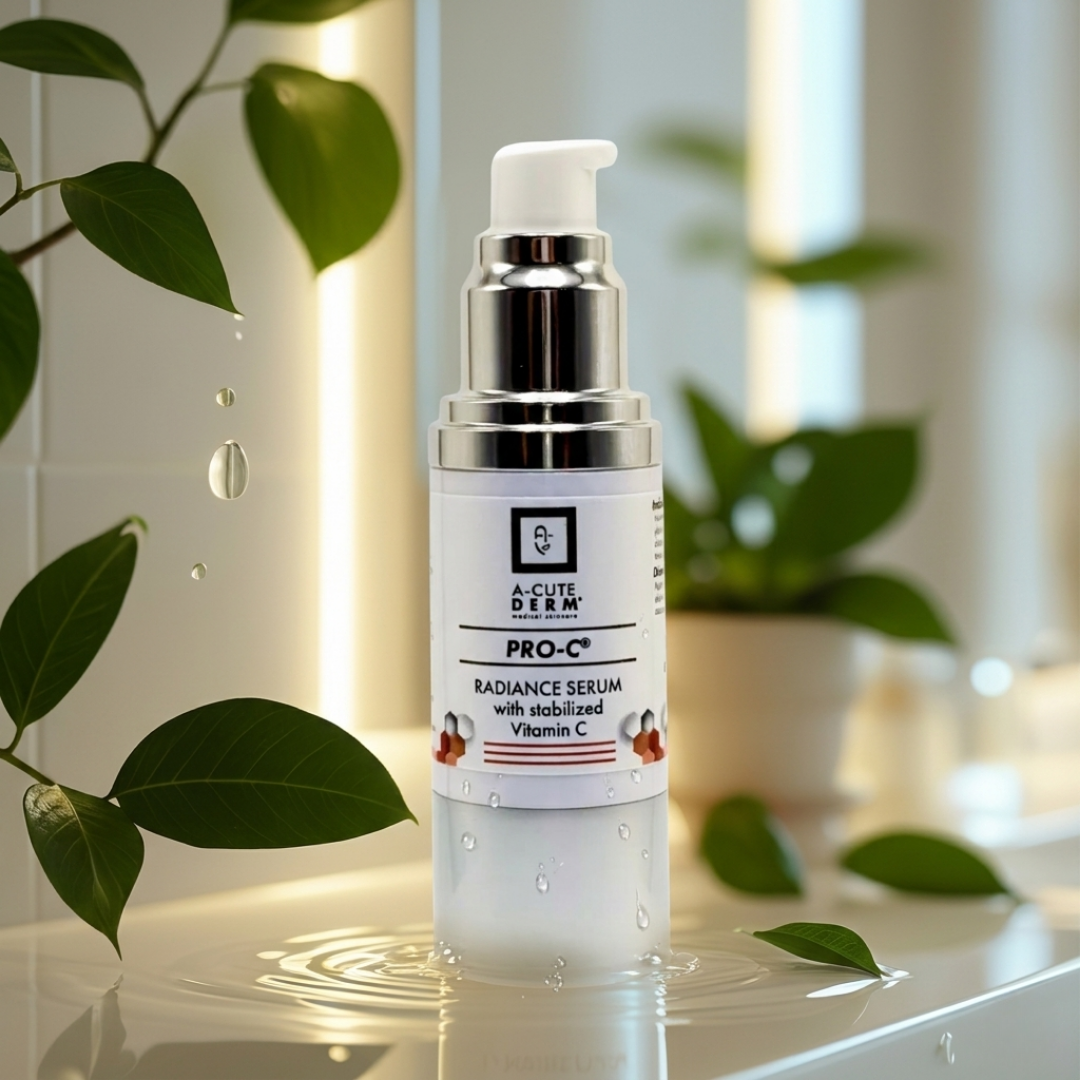 A-Cute Derm Professional Skincare Facebook ad: Healthy-looking skin starts with the right care