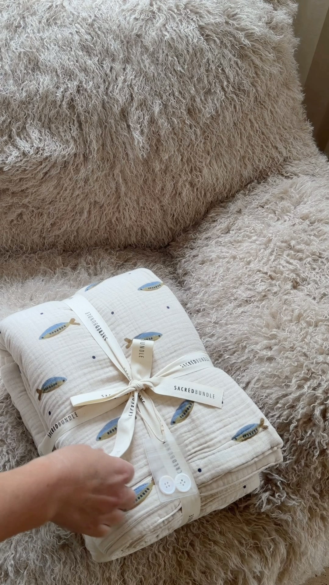 Sacred Bundle Facebook ad: New Bedding Has Arrived