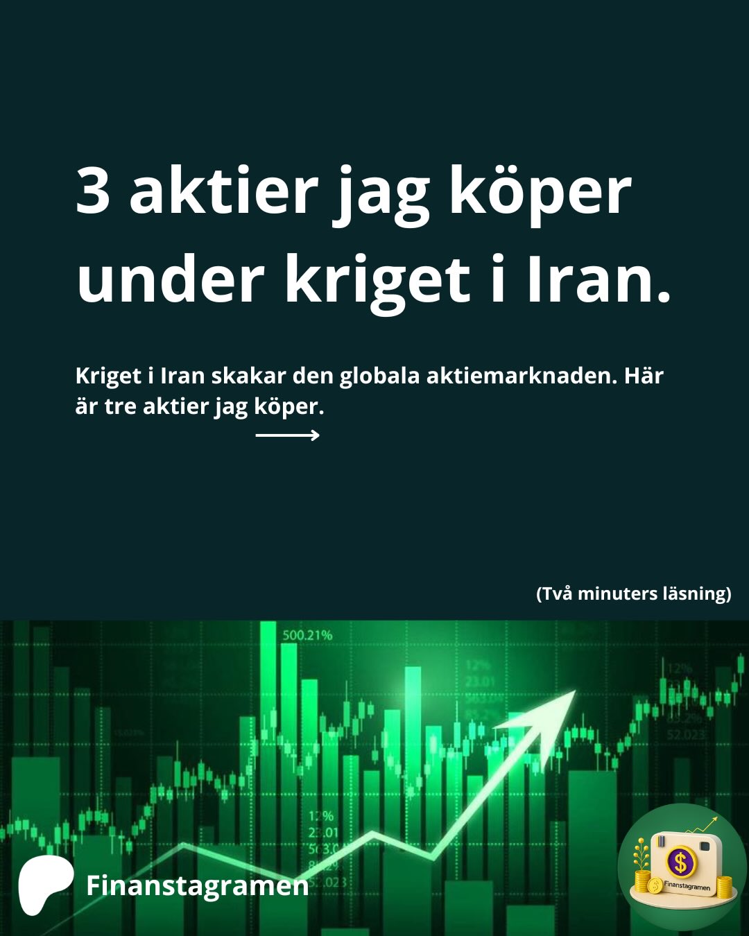 finanstagramen Facebook ad: Börsen har backat kraftigt den senaste månaden och…