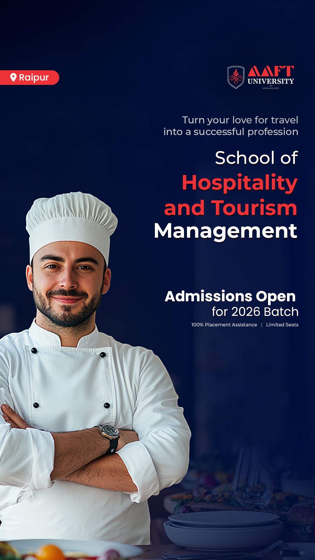AAFT University of Media and Arts Facebook ad from May 19, 2026