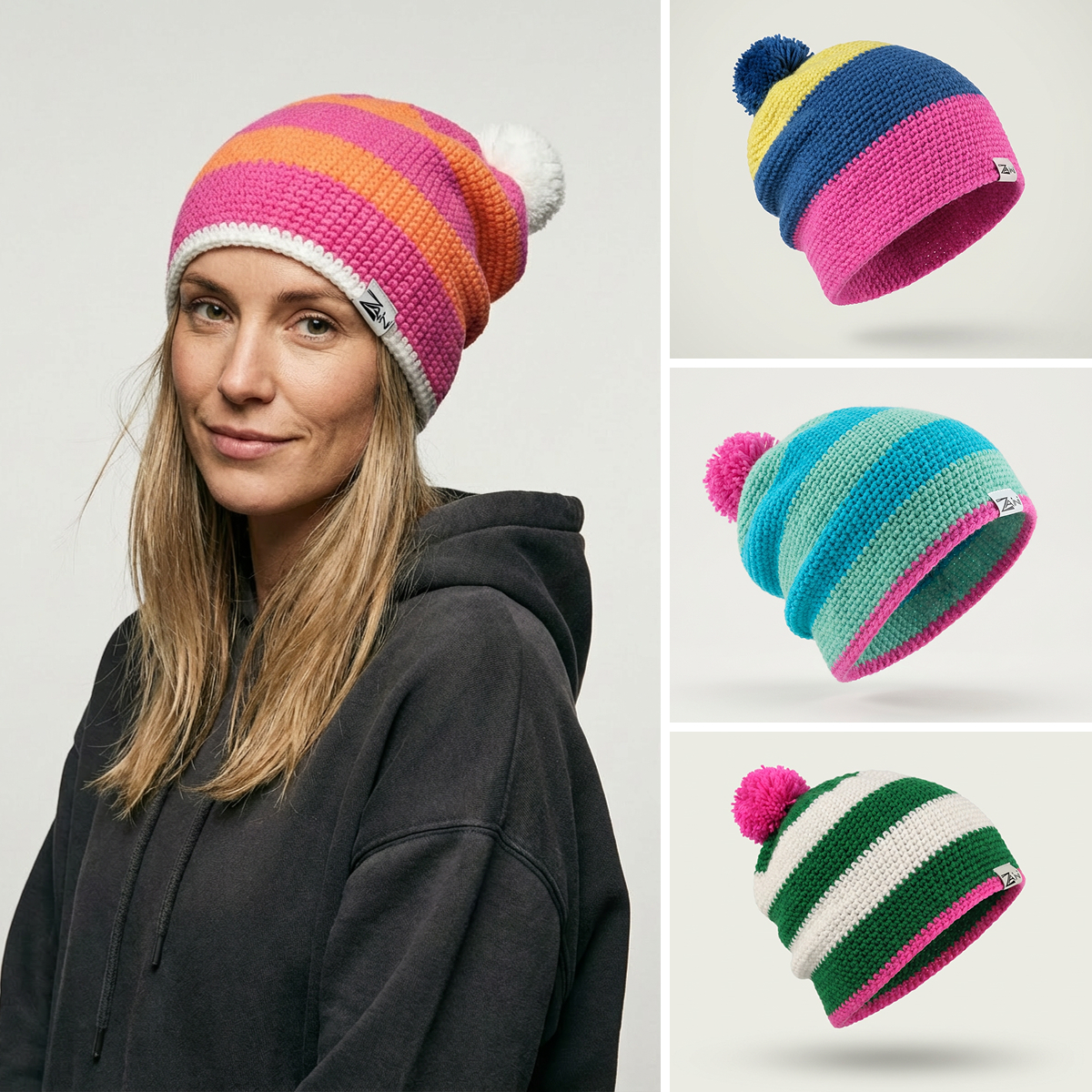 Zaini Facebook ad: Show off your colourful side with Zaini headwear