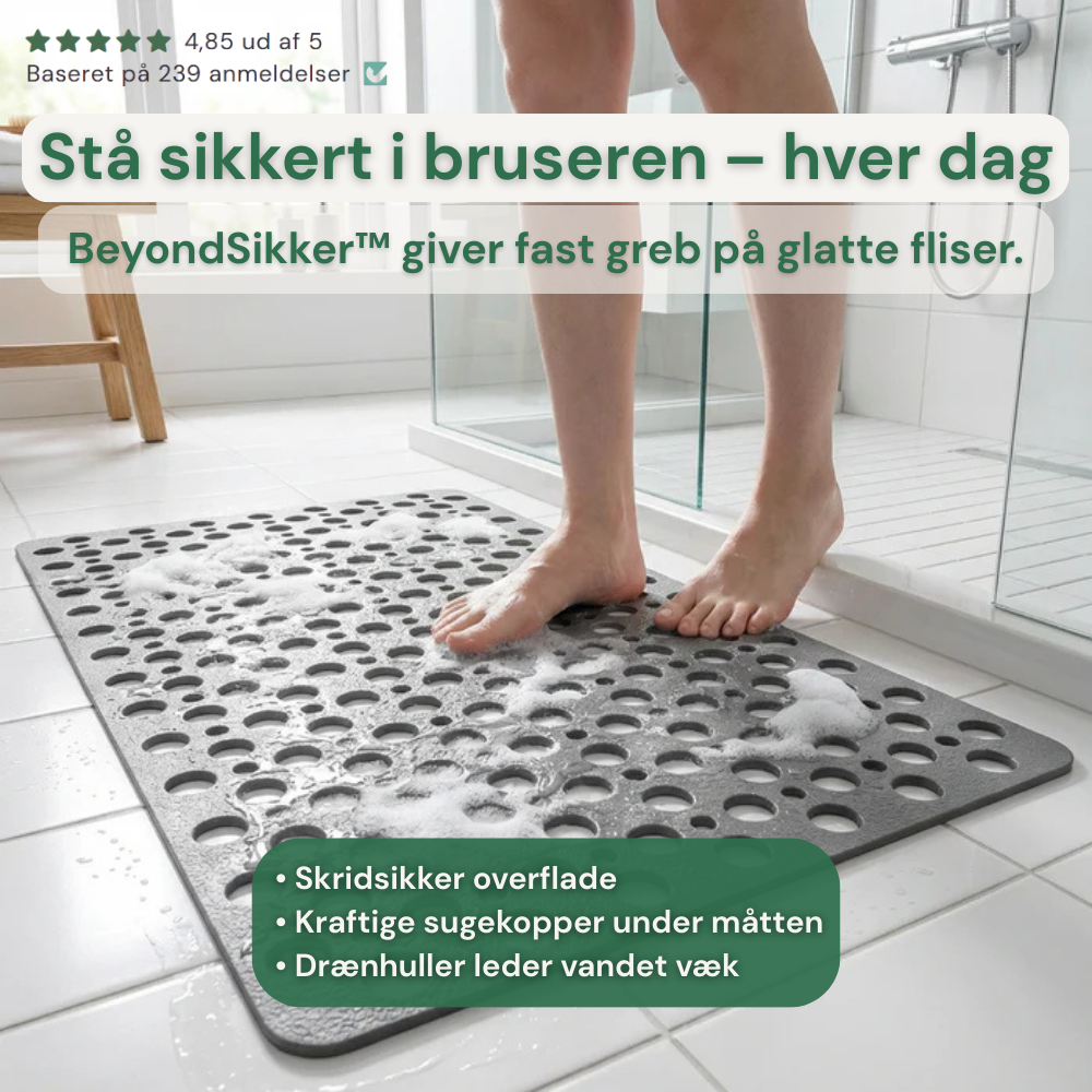 Ampzter - Nordic design Facebook ad: Forebyg fald i bruseren