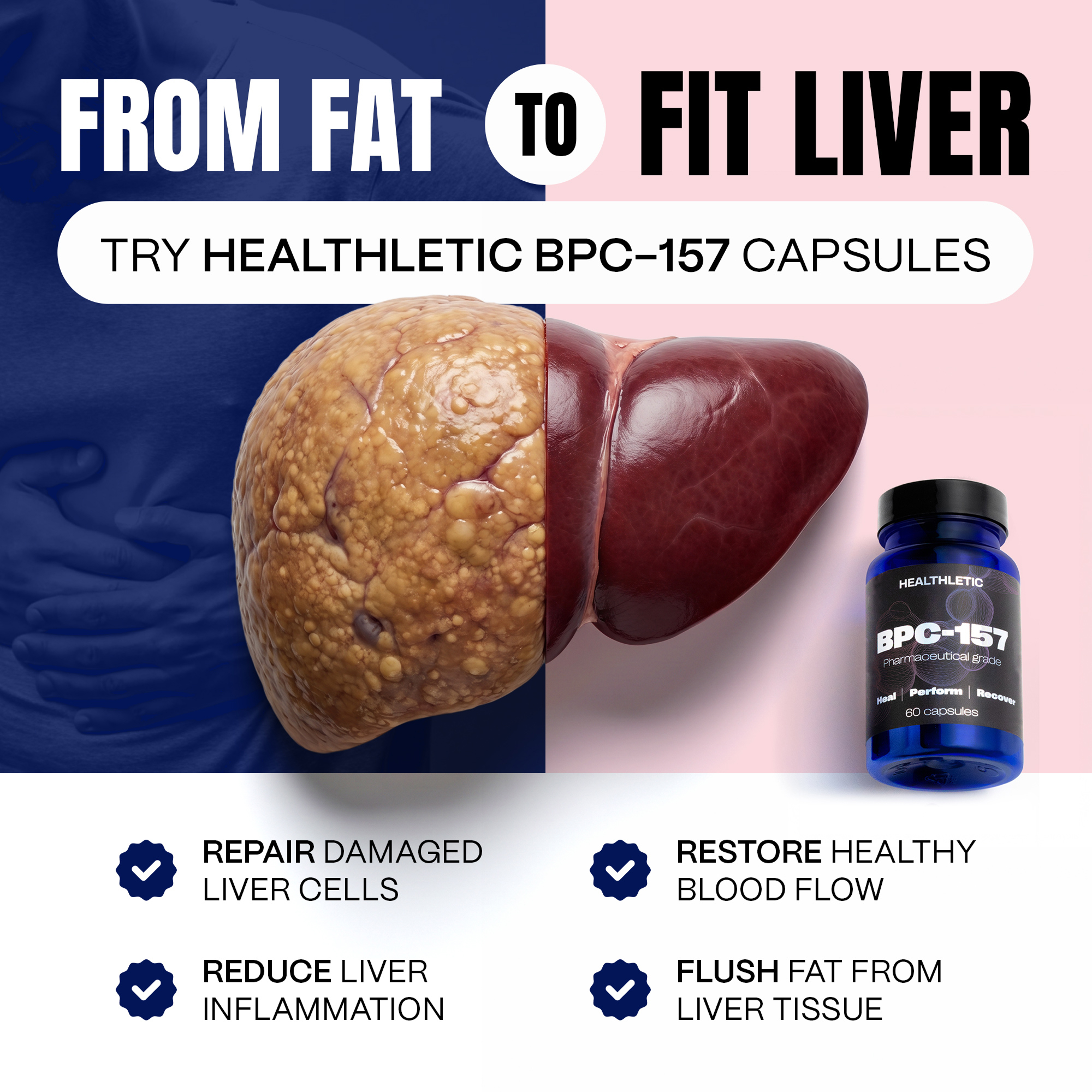 Healthletic Research Facebook ad: The Missing Piece In Real Recovery | Up to 45% OFF