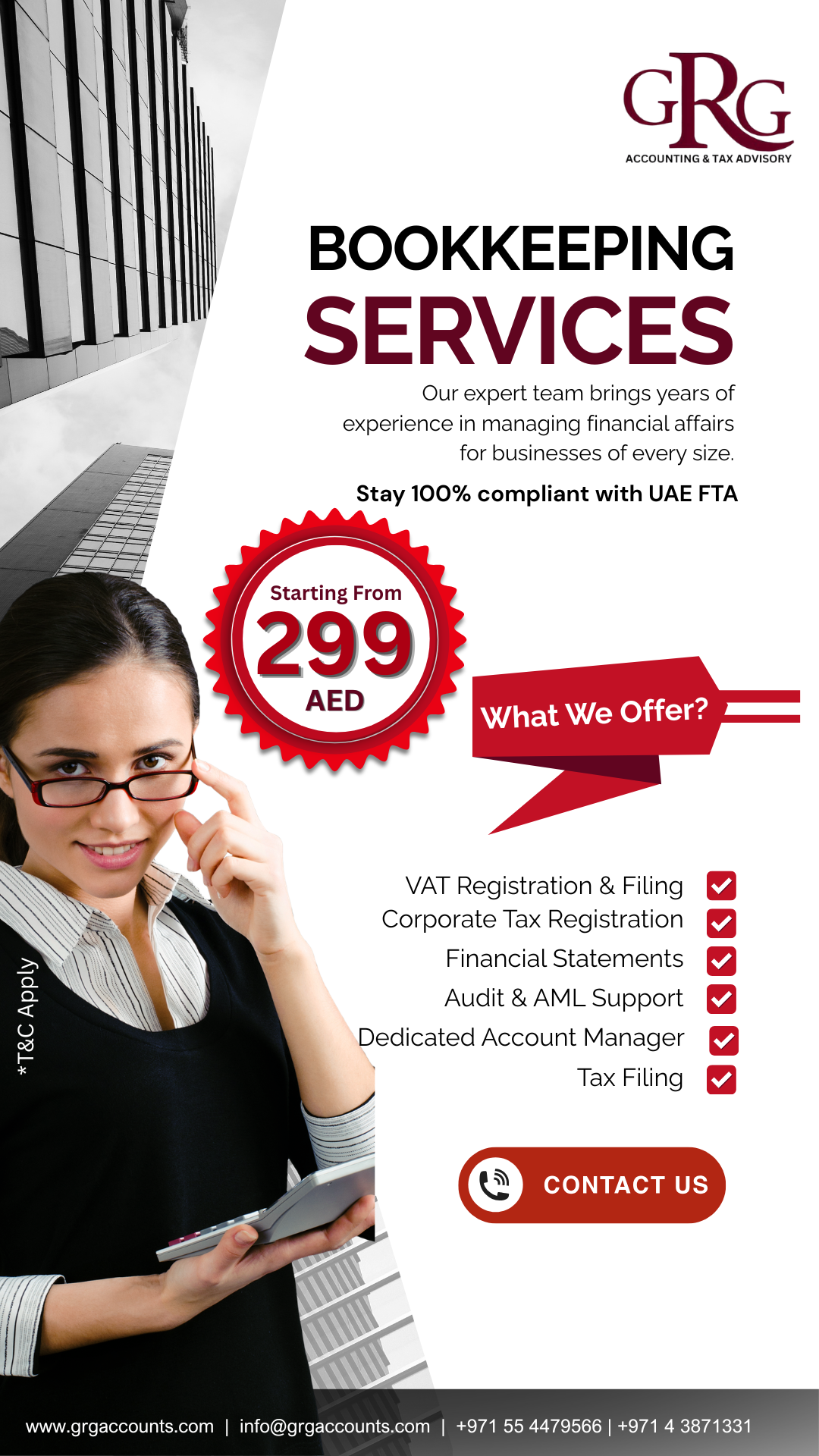 GRG Accounting and Tax Advisory Facebook ad from Apr 30, 2026