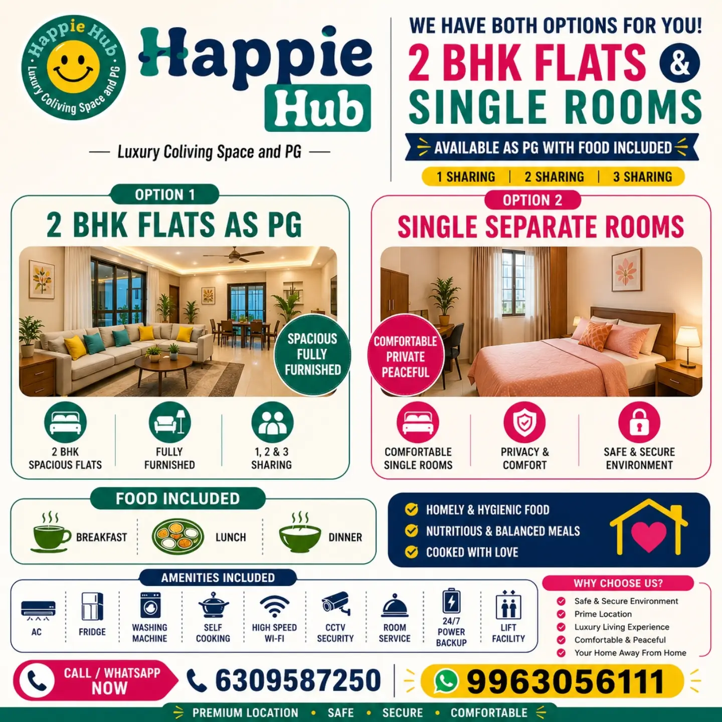 Happie hub luxury coliving  Facebook ad