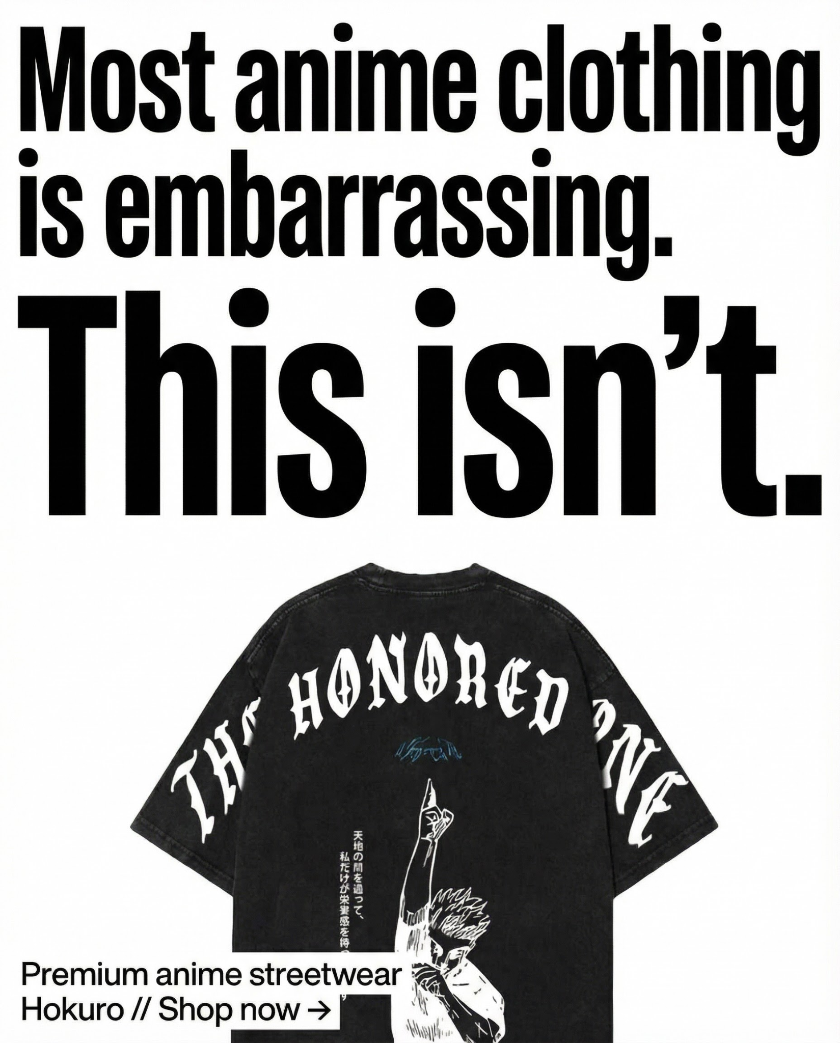 Hokuro Facebook ad