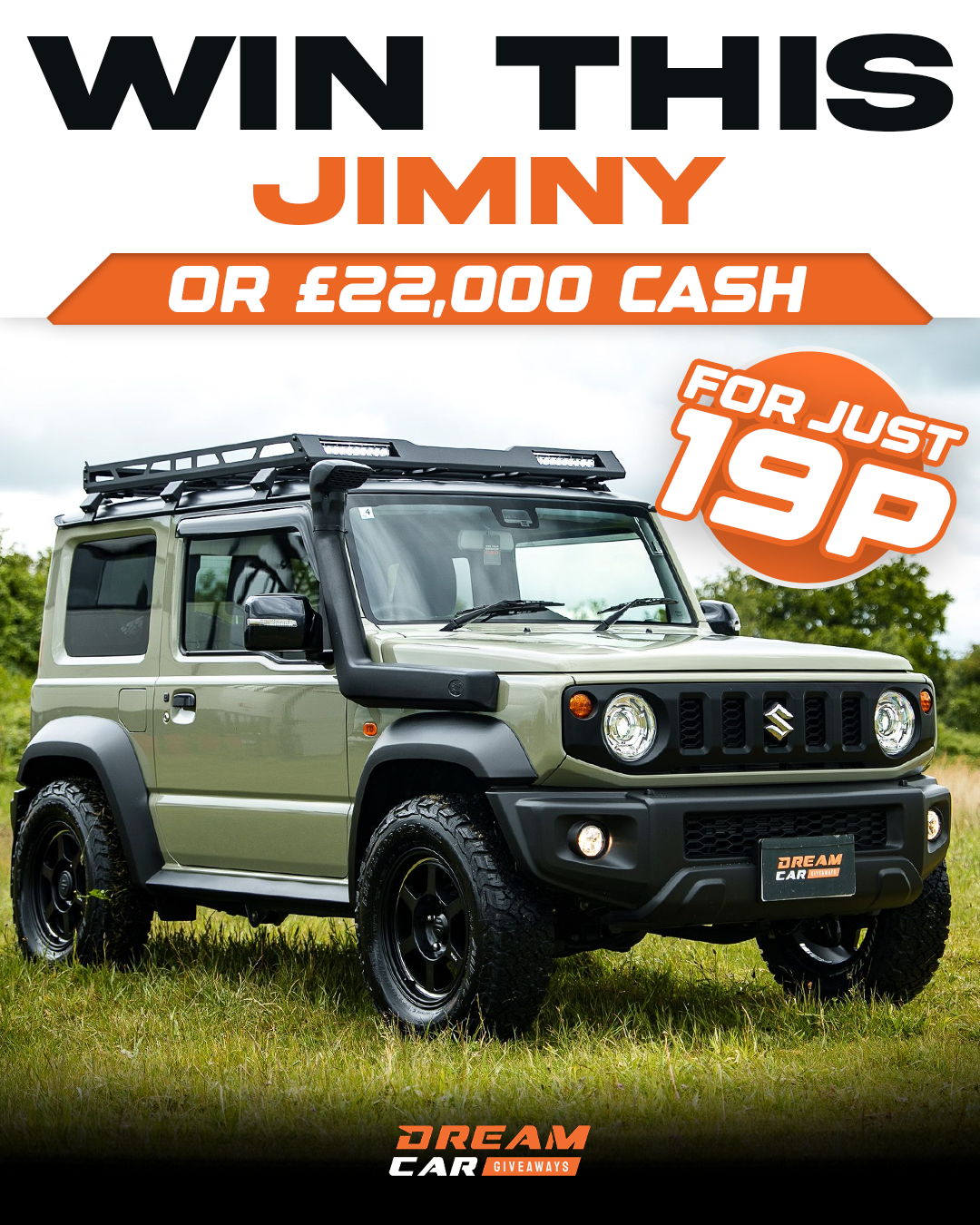 Dream Car Giveaways Facebook ad
