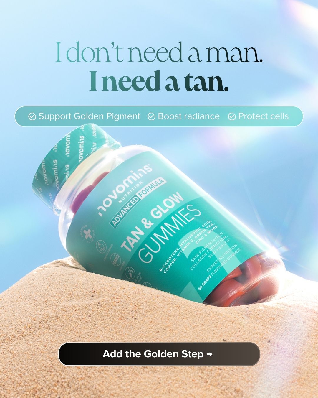 Novomins Nutrition Facebook ad