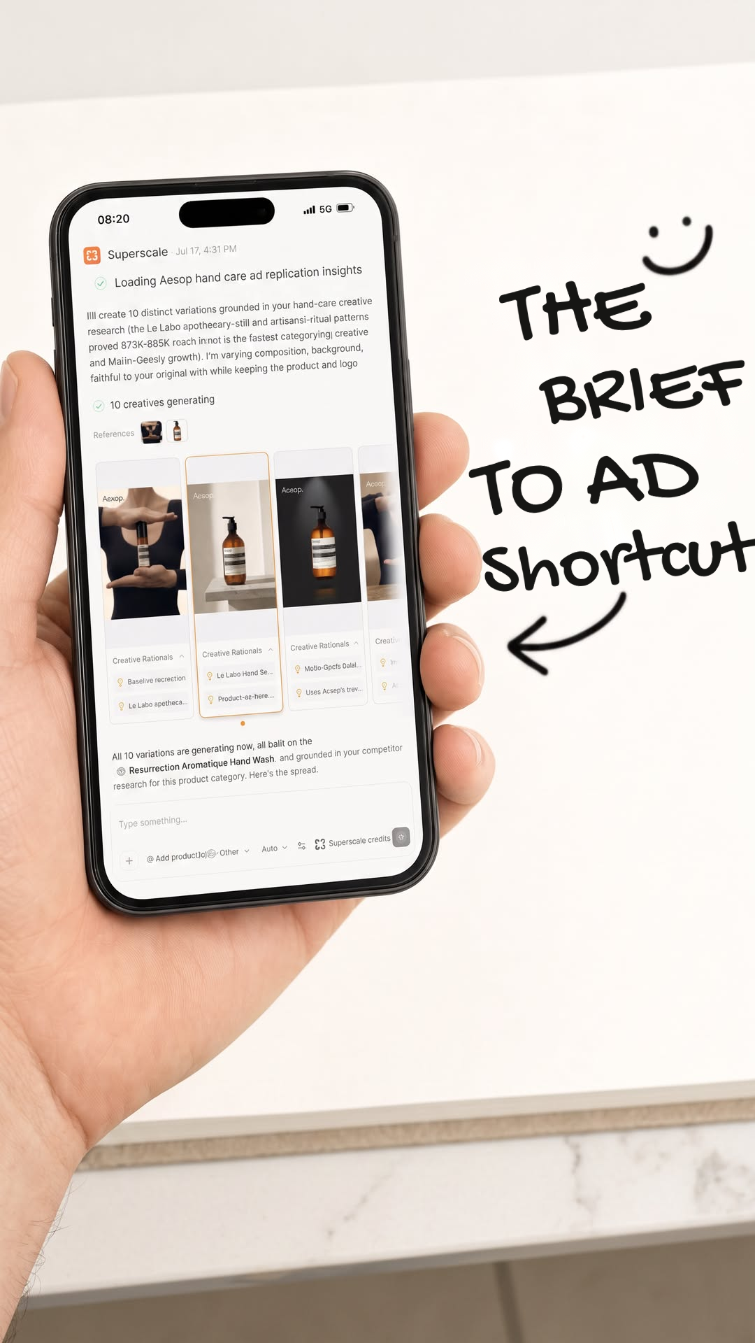 Superscale AI Facebook ad: Meet your AI creative strategist