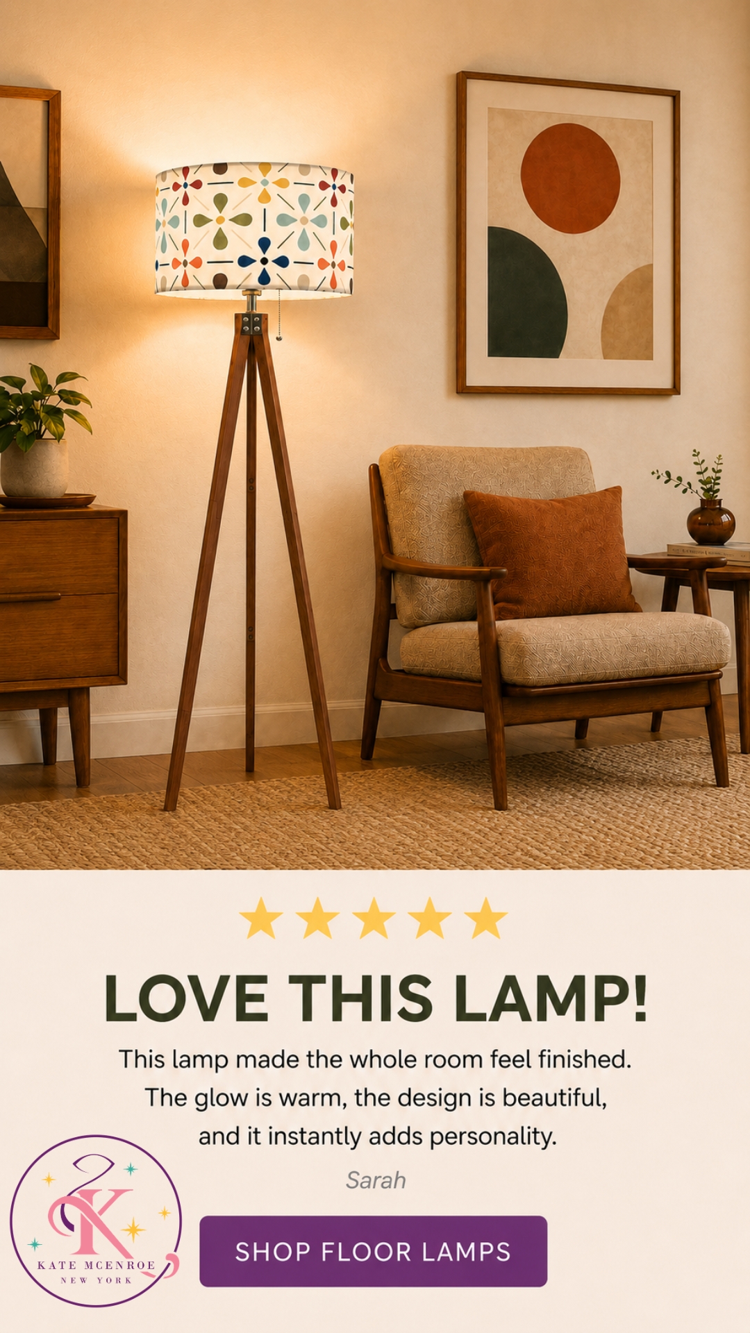 Kate McEnroe New York Facebook ad: Decor With A Point Of View