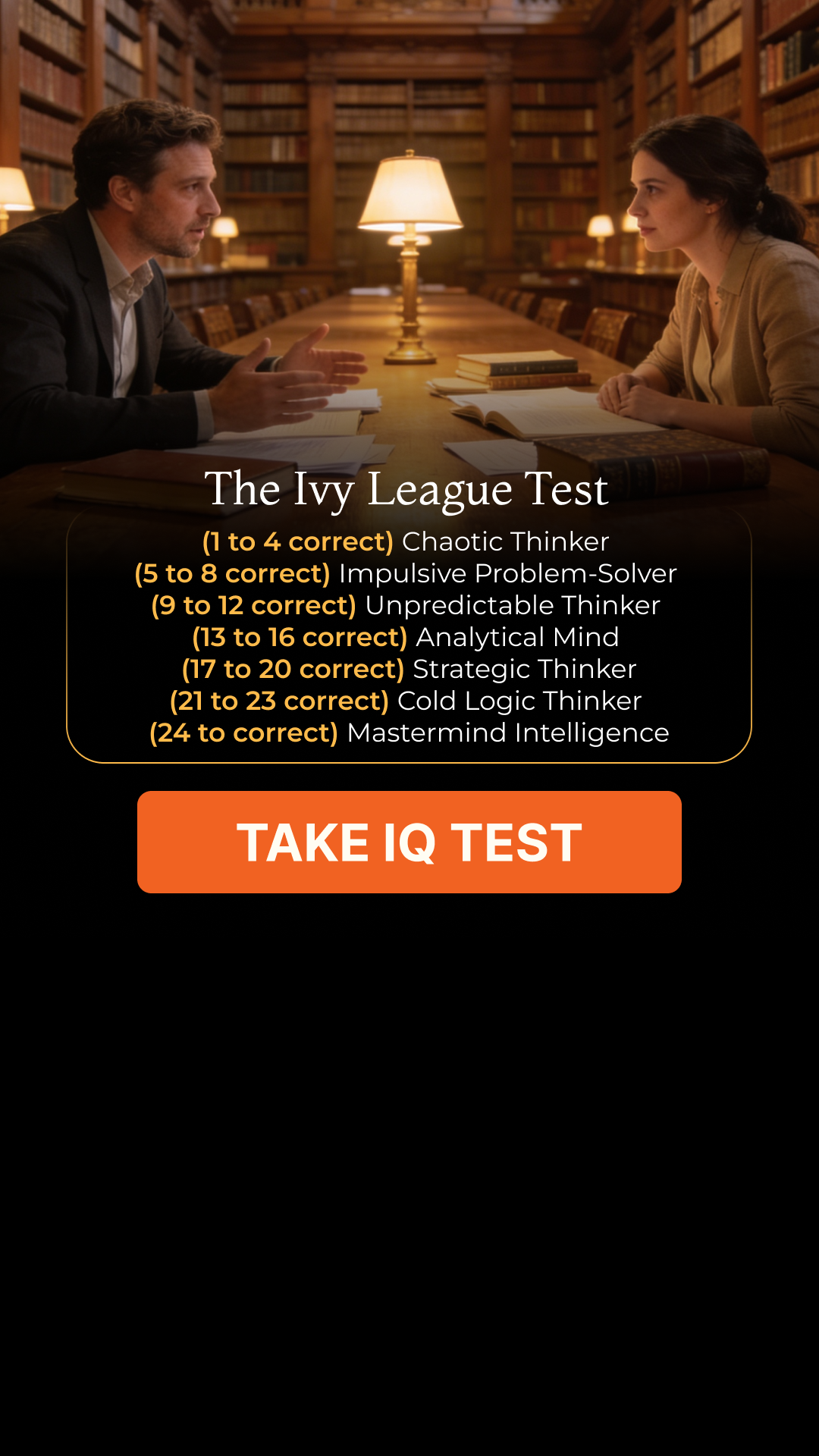 My IQ Facebook ad