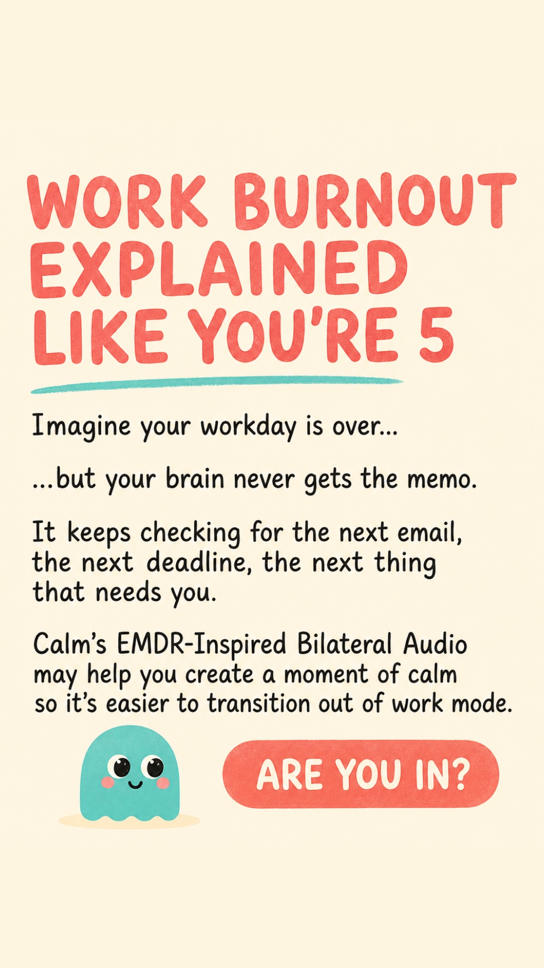Calm Facebook ad