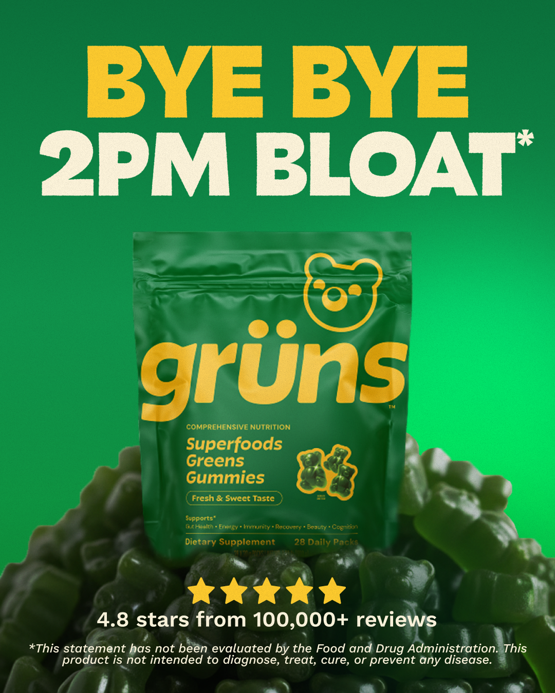 Grüns Facebook ad