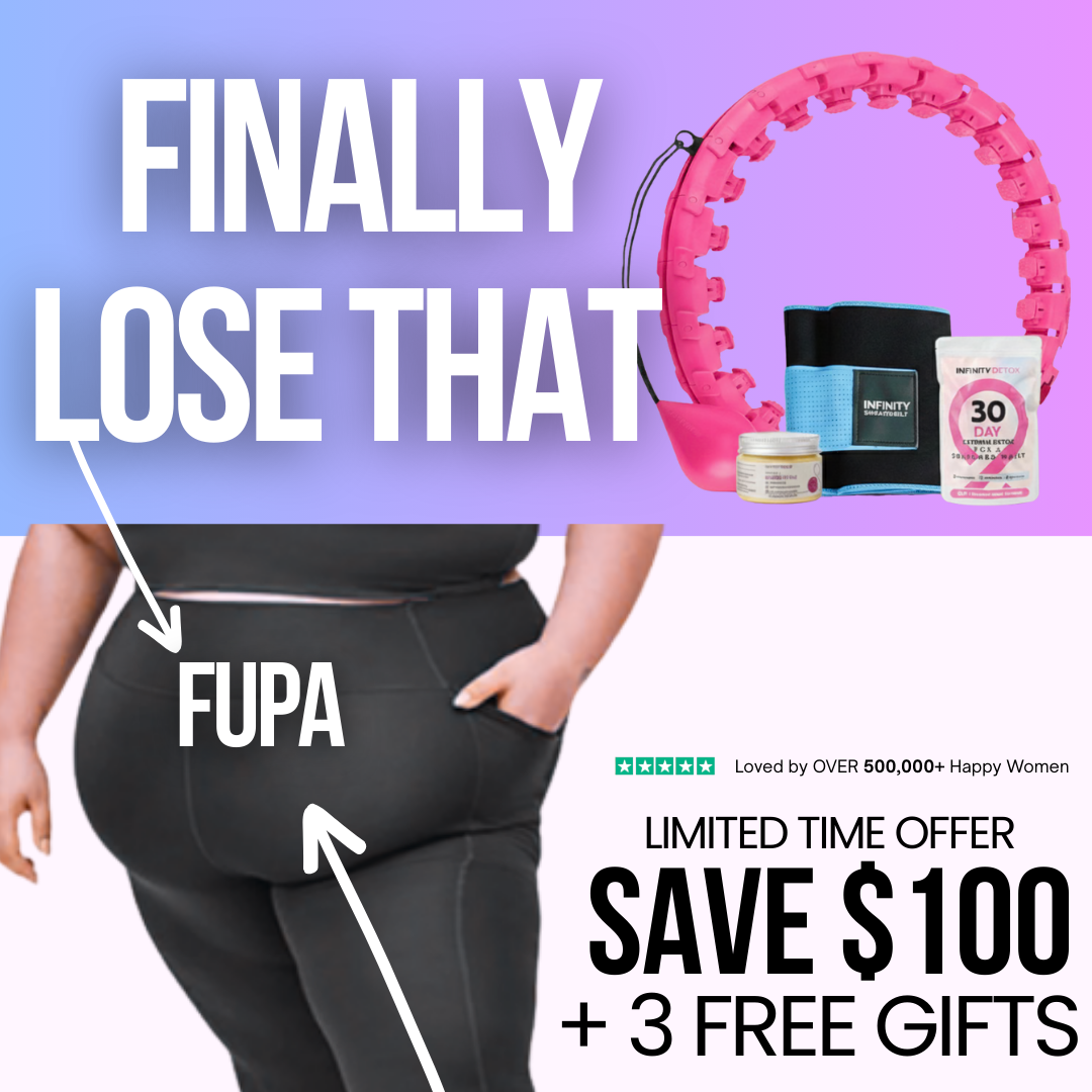 Infinity Hoop US Facebook ad: 60% OFF SITEWIDE + 3 FREE GIFTS - ENDS SOON