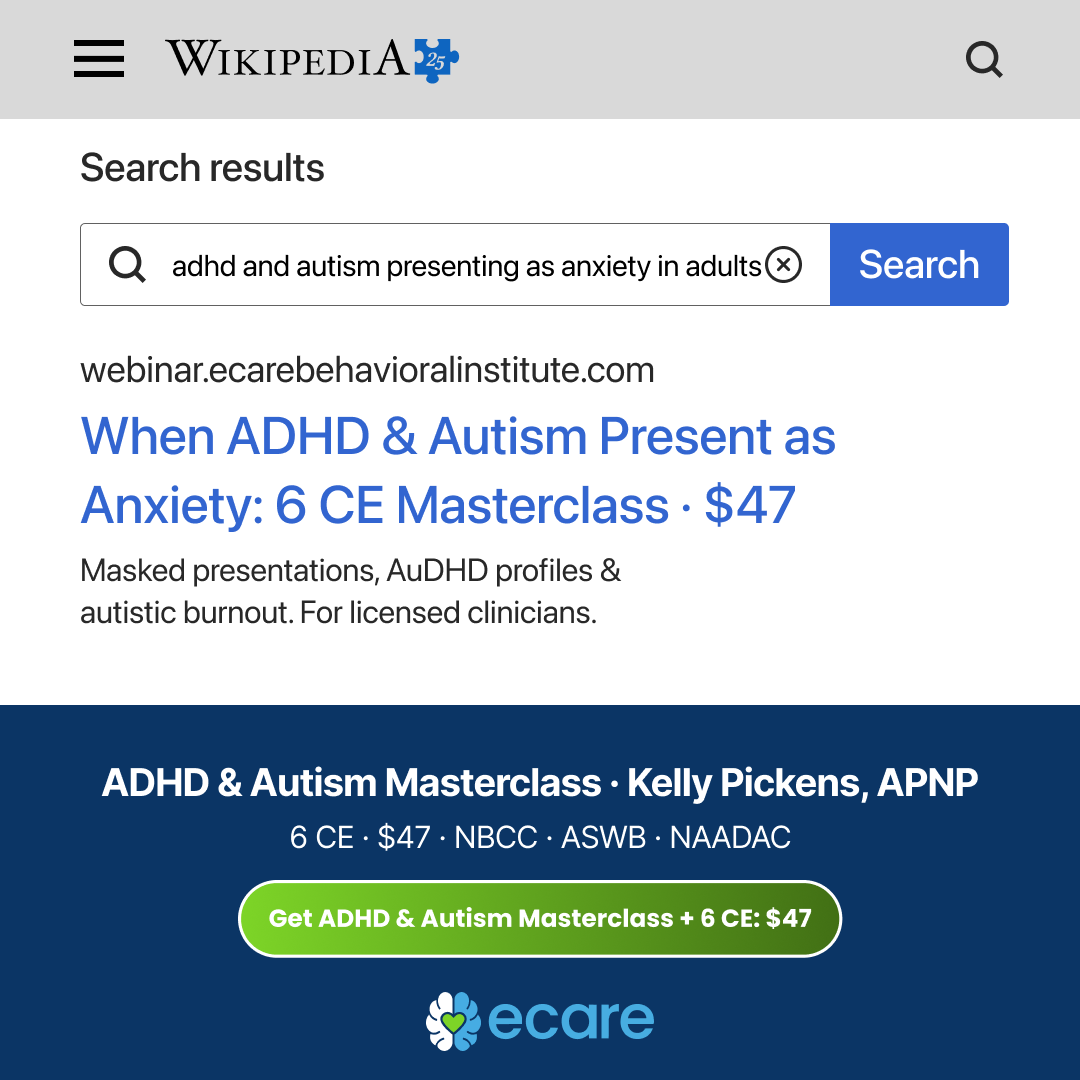 eCare Behavioral Health Institute Facebook ad