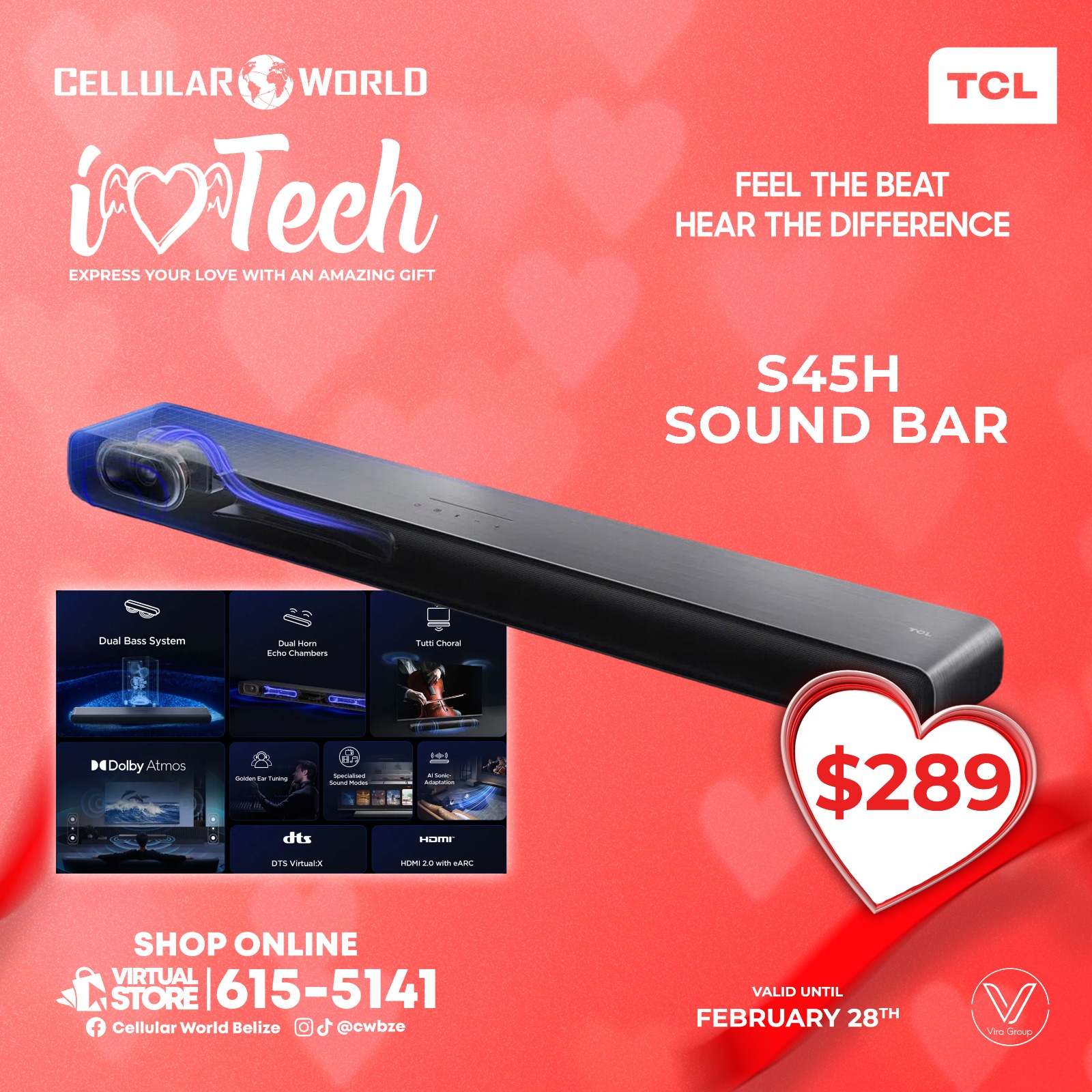 Cellular World Belize Facebook ad