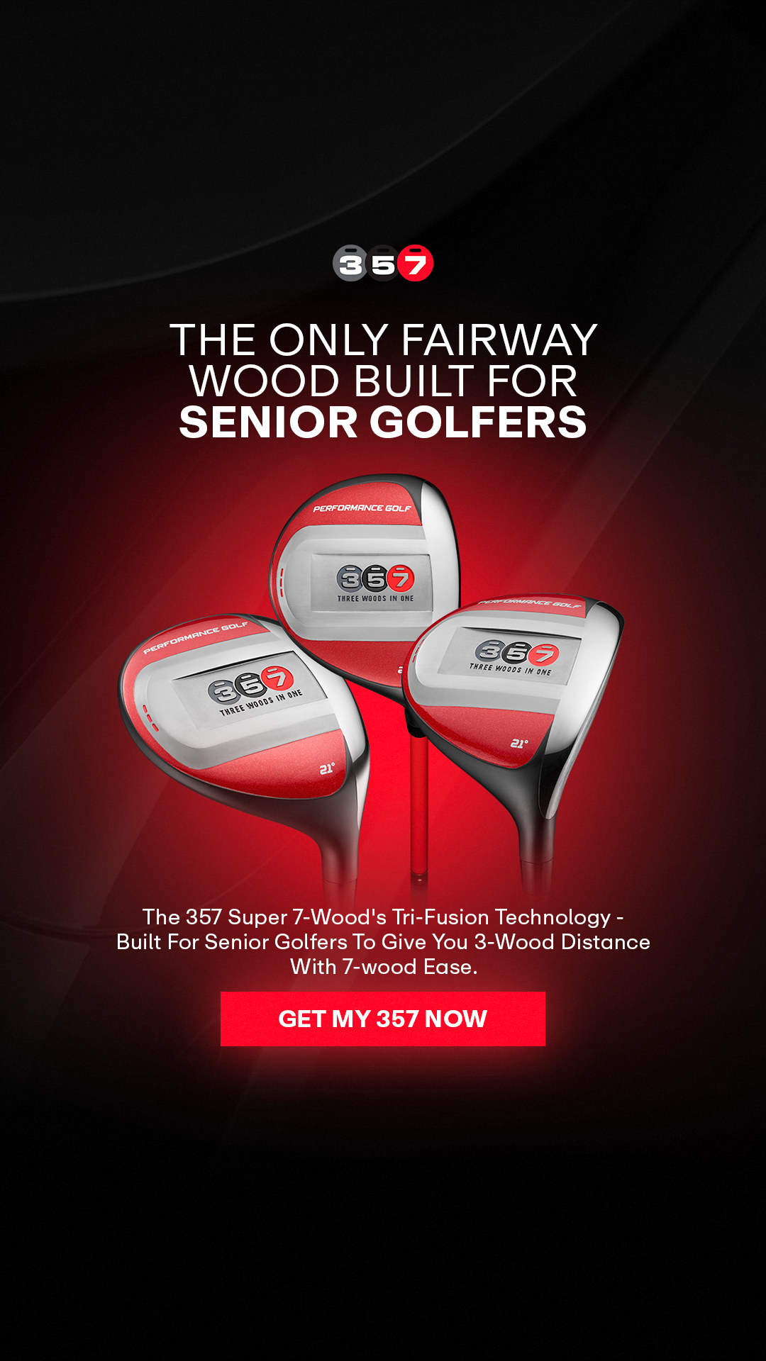 Performance Golf Facebook ad