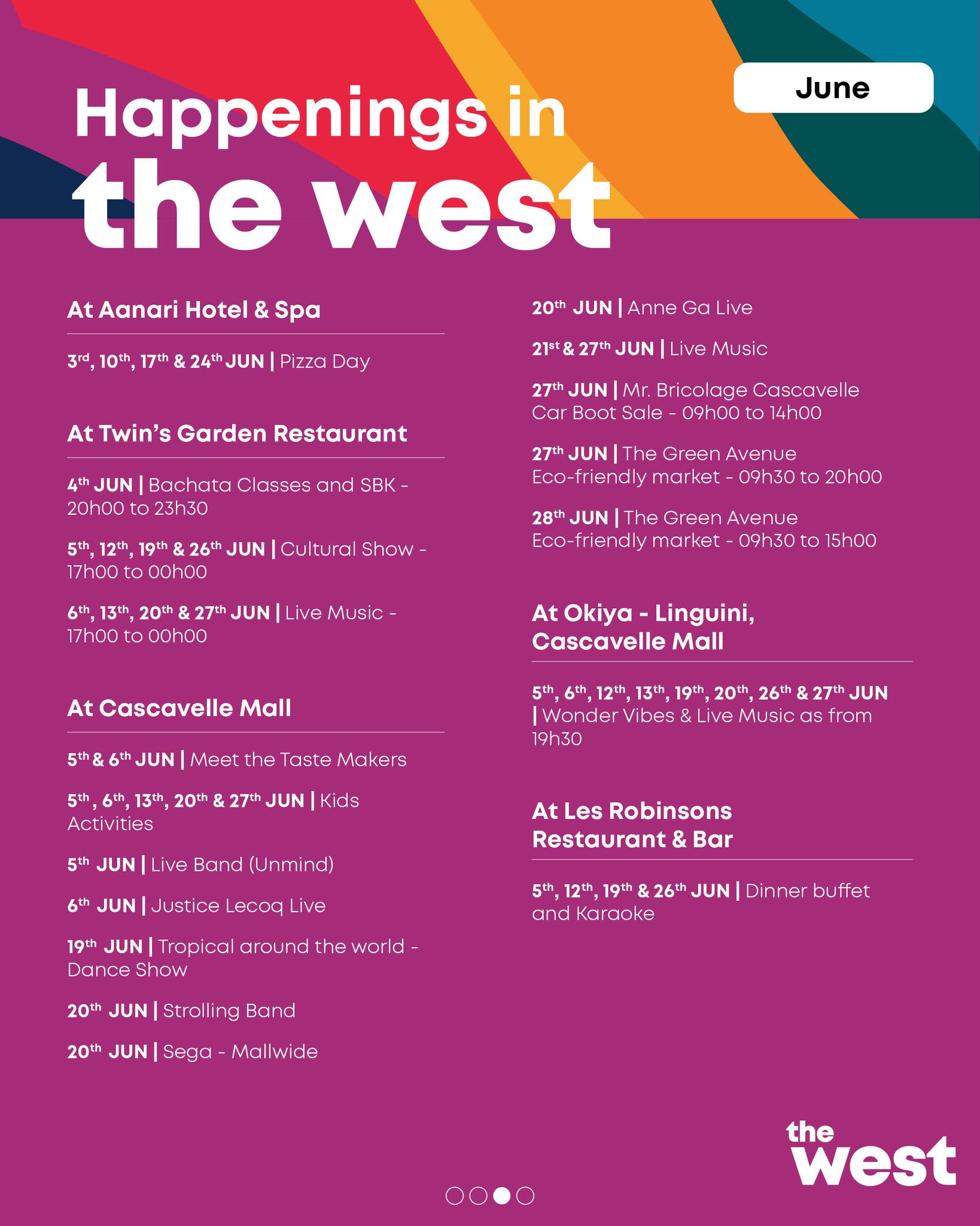 The West Facebook ad: June is calling ready to deliver another month…