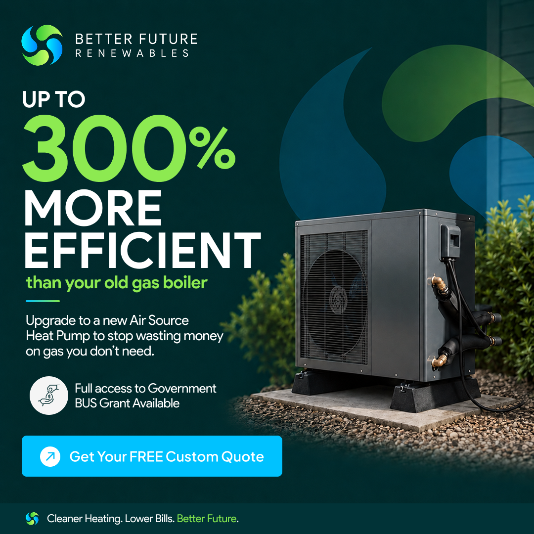 Better Future Renewables Facebook ad: Don't wait until it's Winter