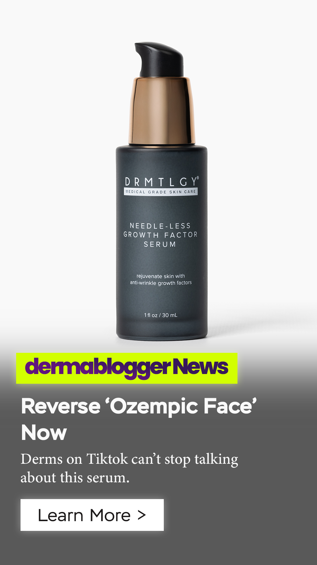 DRMTLGY Facebook ad