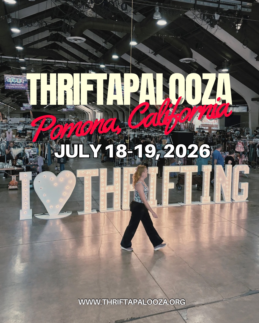 Thriftapalooza Facebook ad: Thriftapalooza Pomona @ The Fairplex