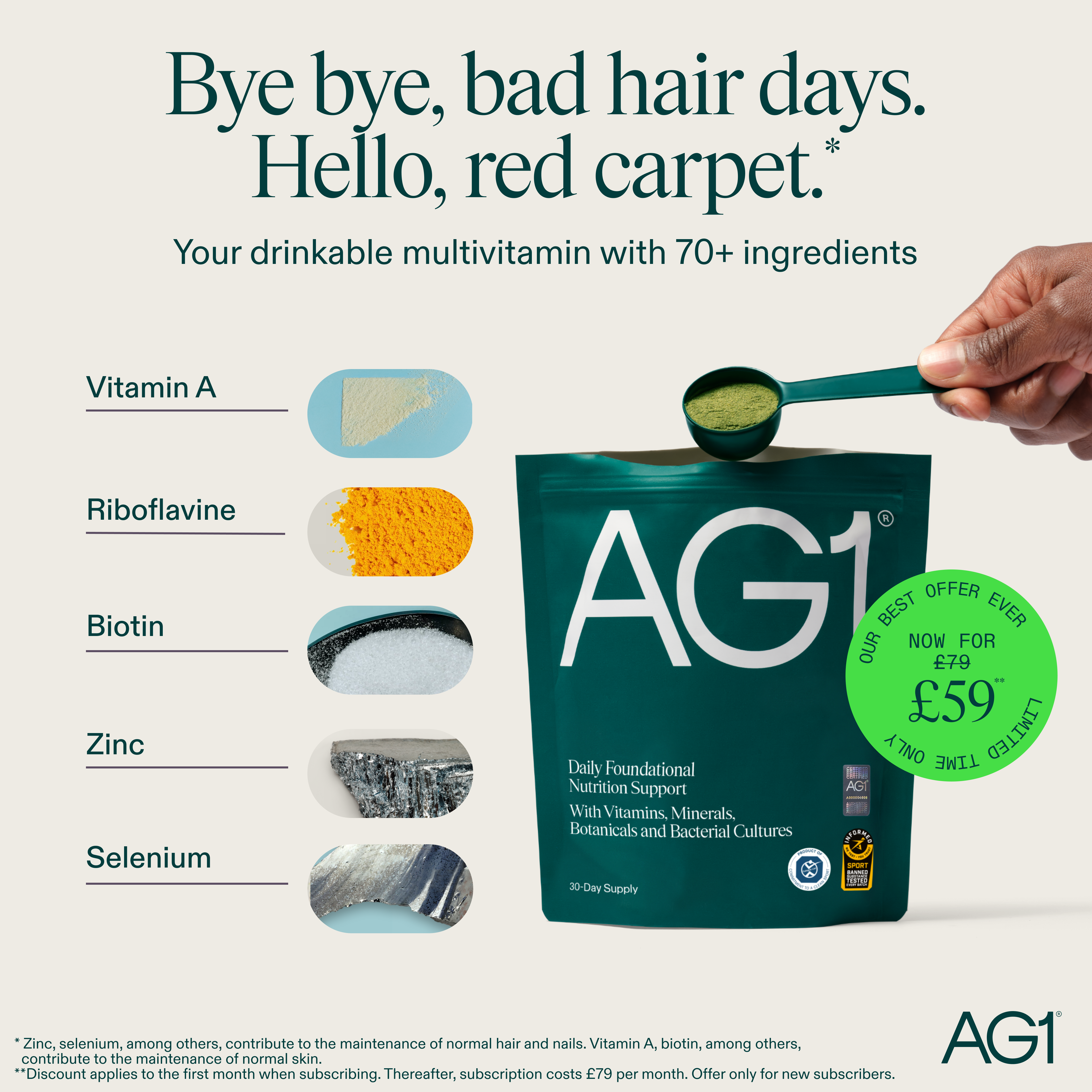 AG1 by Athletic Greens Facebook ad