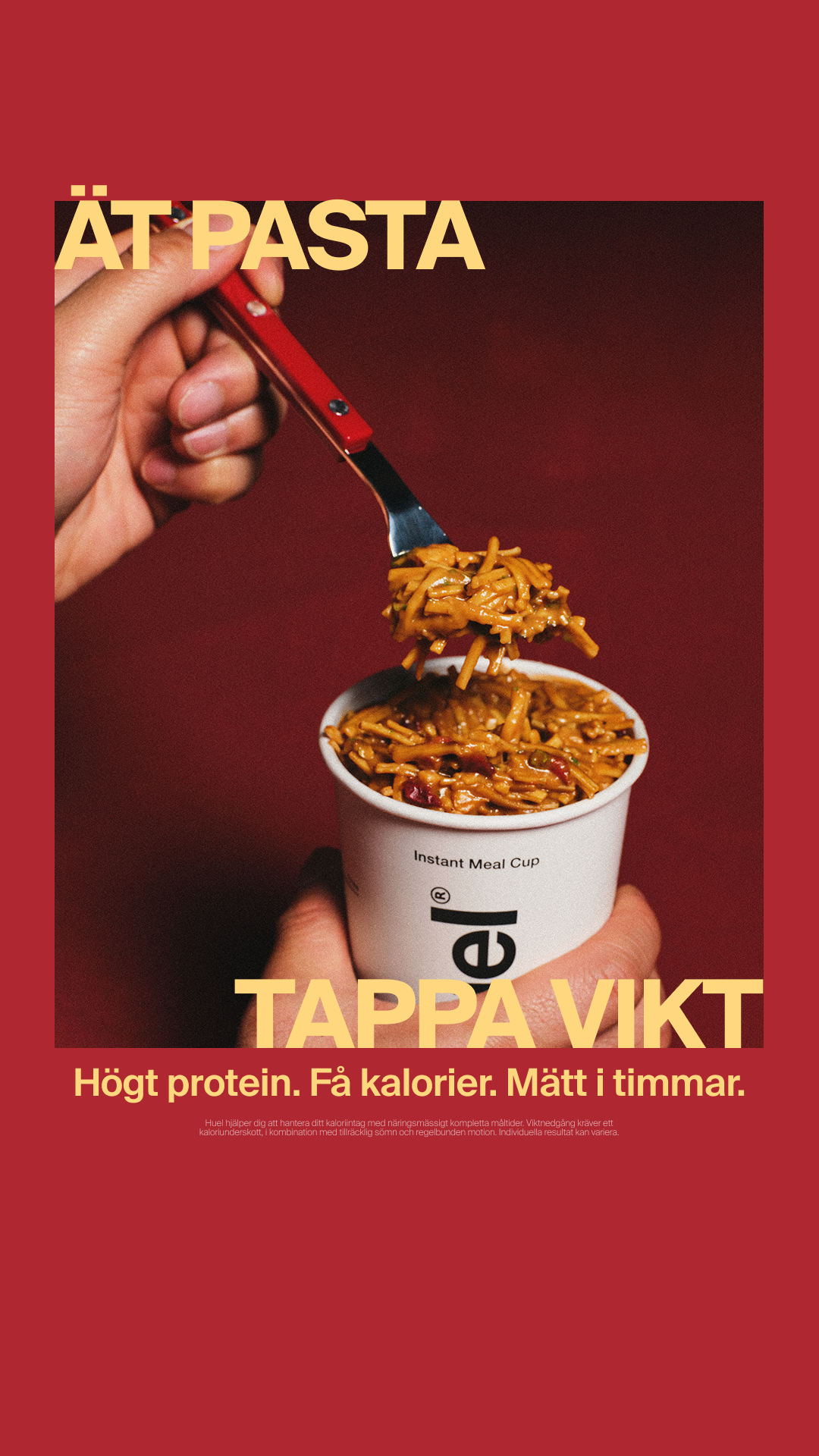 Huel Facebook ad
