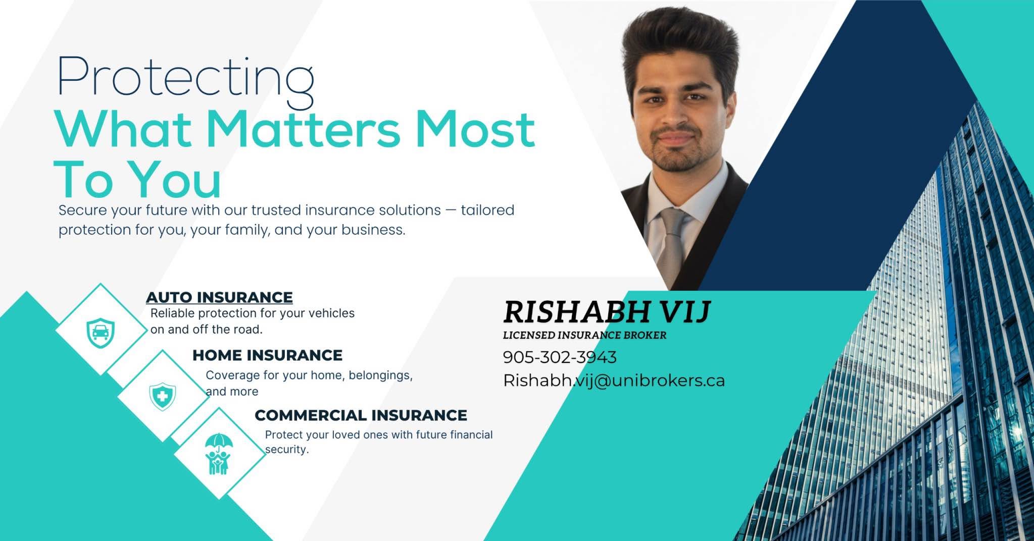 Rishabh Vij Facebook ad: Affordable Insurance Solutions, Auto, Home, Life &…