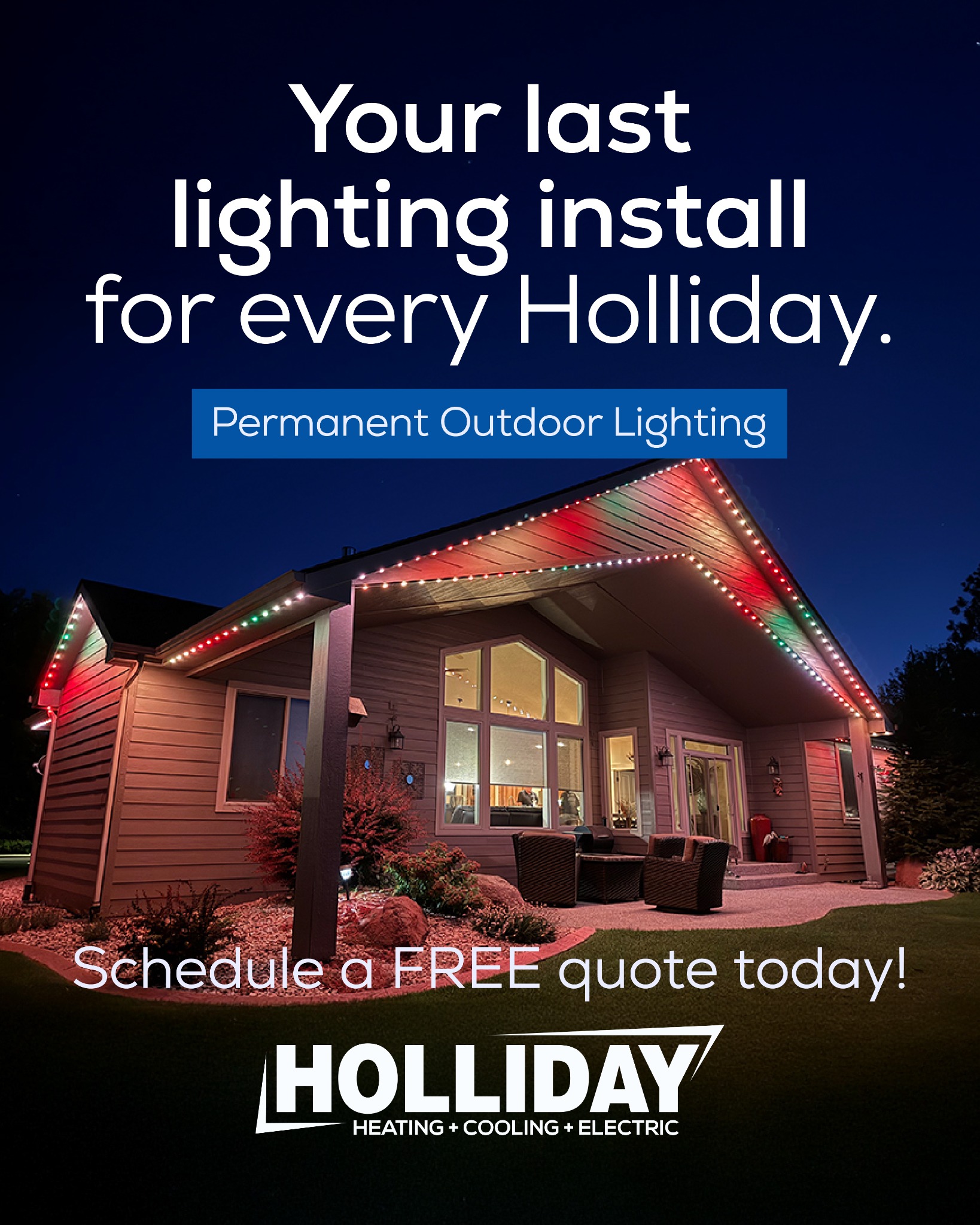 Holliday Heating + Cooling Facebook ad from Jan 19, 2026