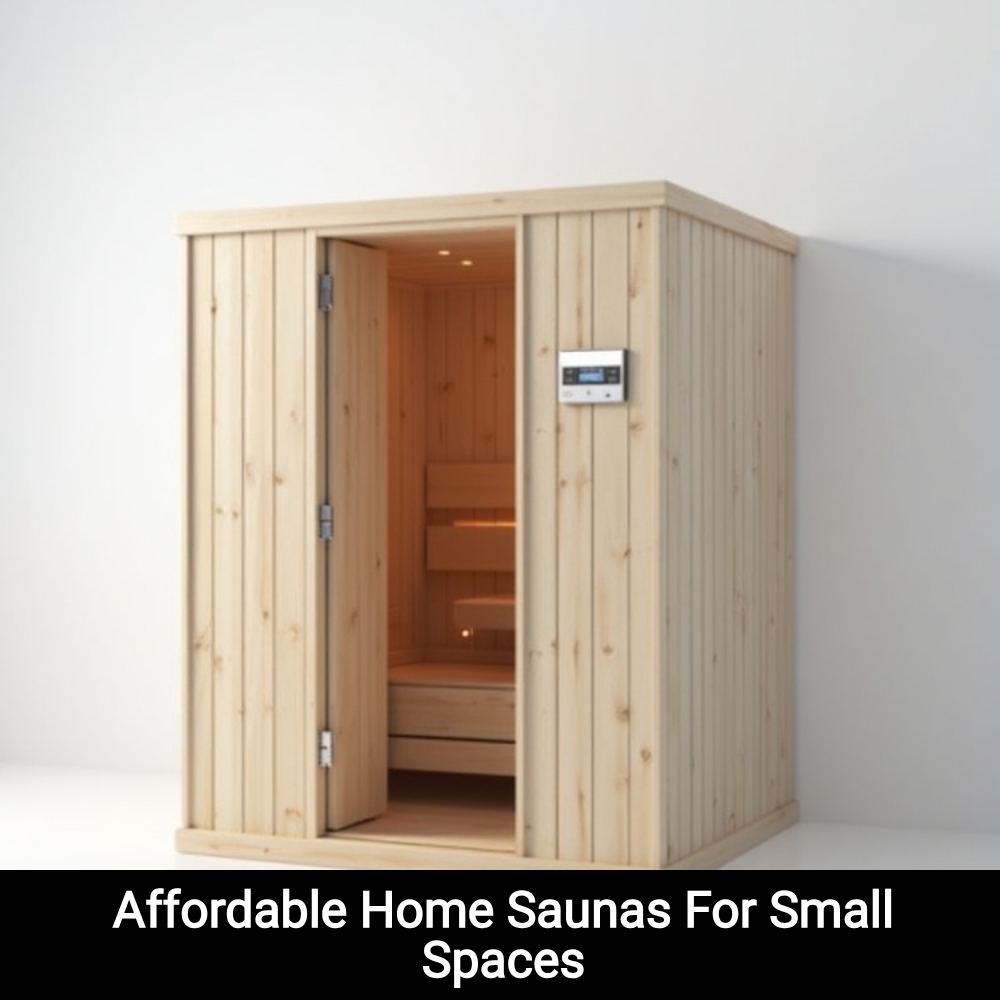 Smarter Finds For Home Facebook ad: Affordable Home Saunas For Small Spaces!