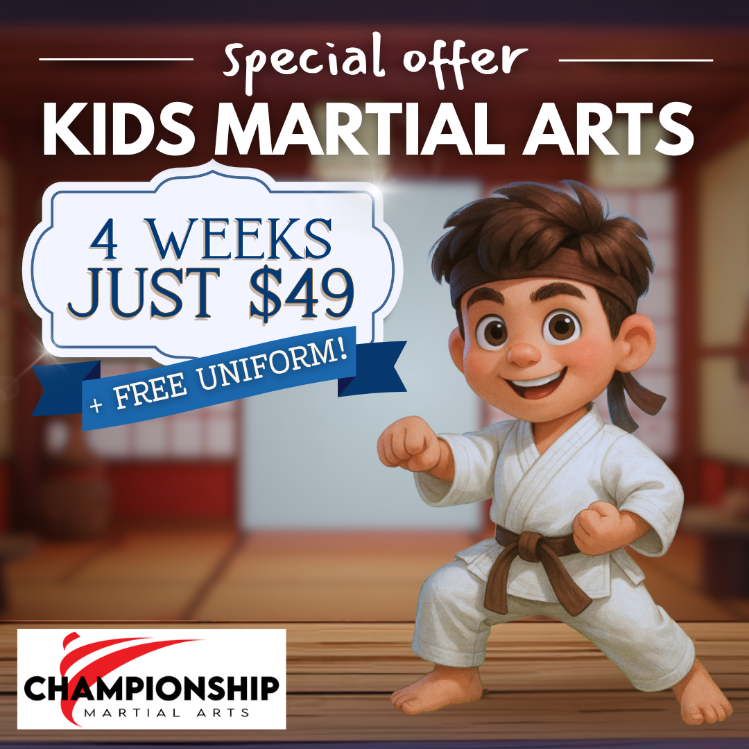 Championship Martial Arts Bountiful Facebook ad: Get Your Child Started in Martial Arts-$49!